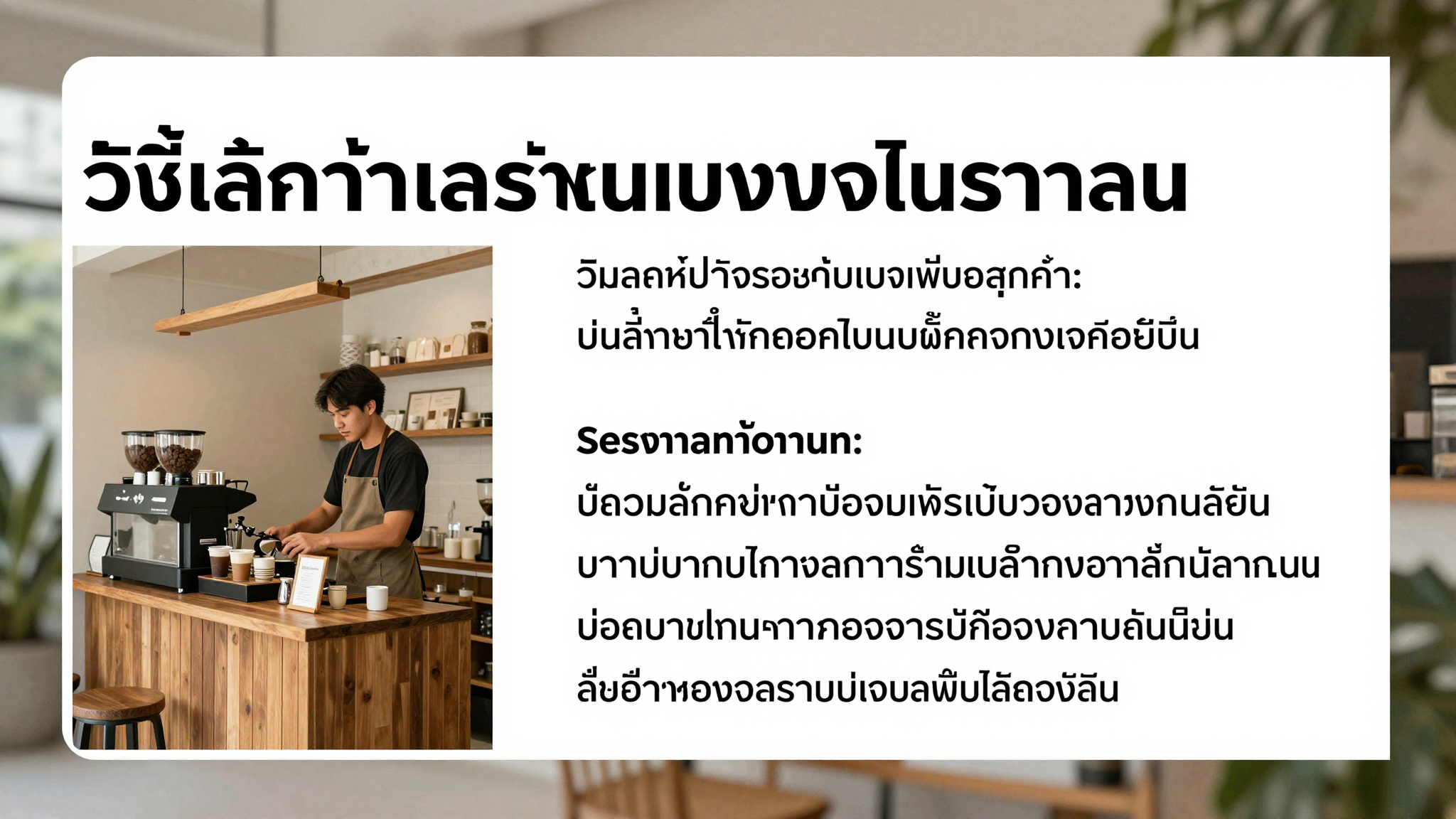 วิธีเลือกทำเลร้านกาแฟในประเทศไทย: วิเคราะห์ปัจจัยสำคัญเพื่อเพิ่มลูกค้าและกำไร - ตรวจสอบศักยภาพการรองรับบริการเดลิเวอรีและแพลตฟอร์มออนไลน์